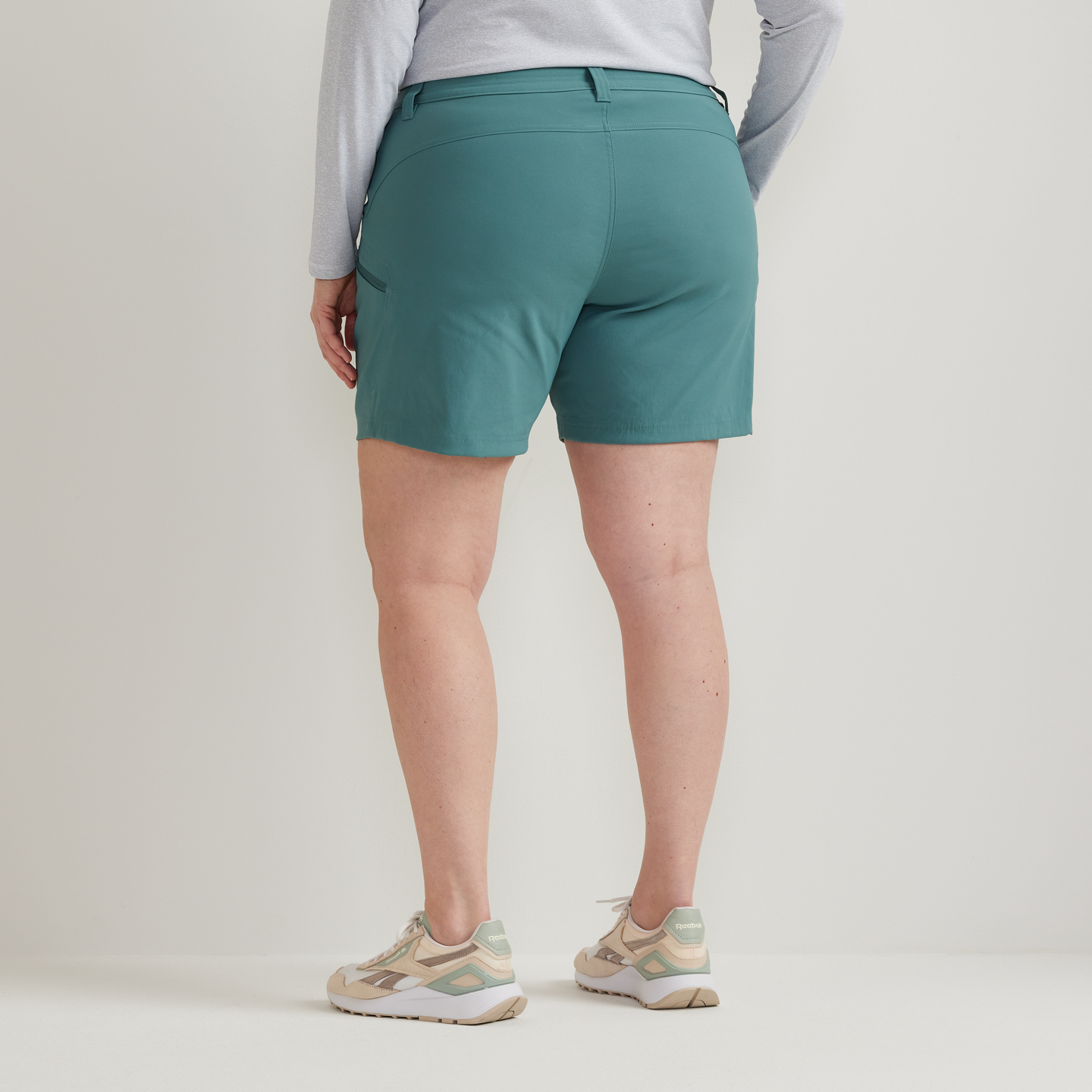 Women's Guide Pro High Rise Shorts-Patina-Plus-F1