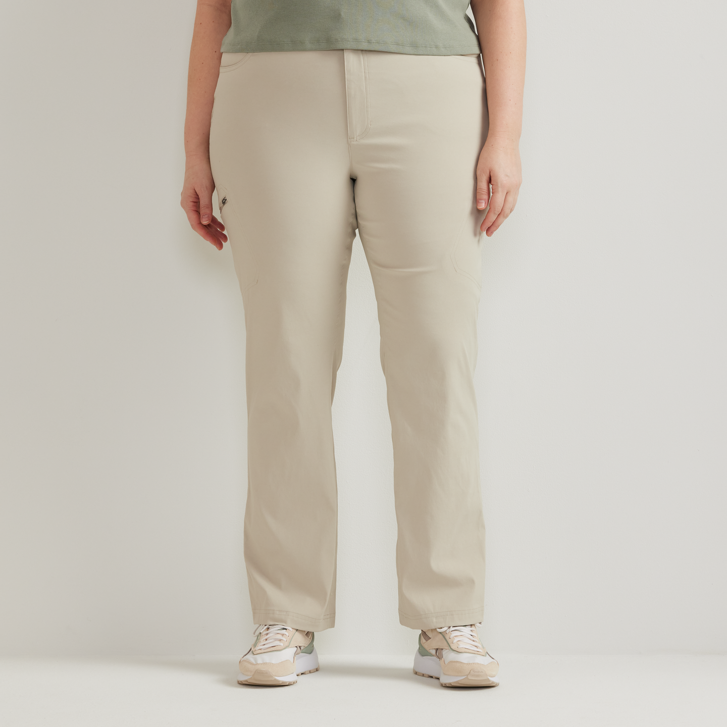 Women's Guide Pro High Rise Pants-Pumice-Plus-C1