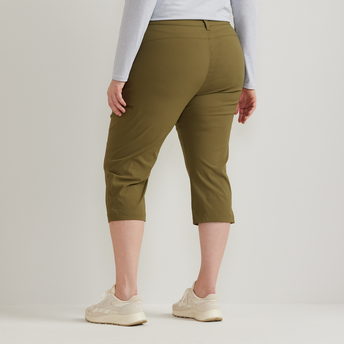 Women's Guide Pro High Rise Capri-Alder-Plus-F1
