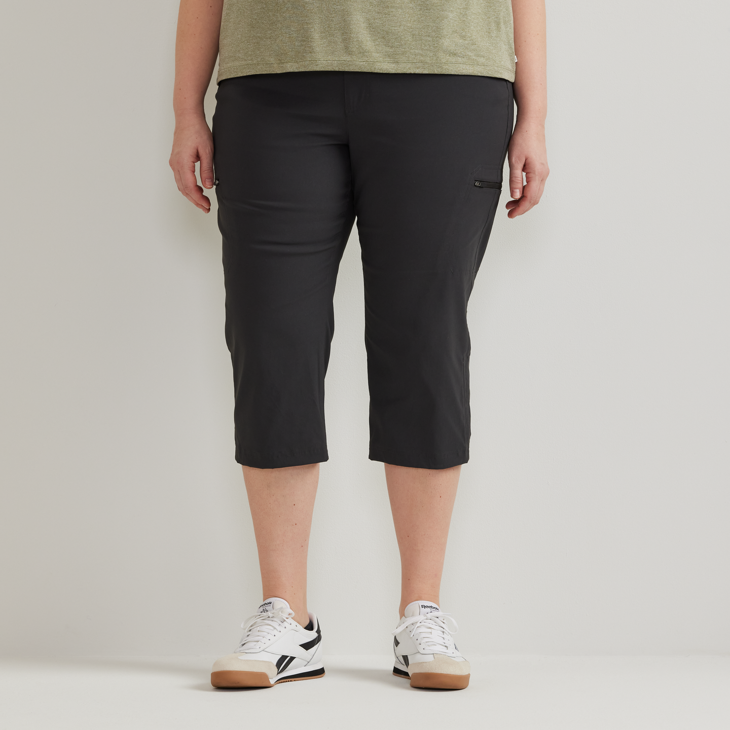 Women's Guide Pro High Rise Capri-Carbon-Plus-C1