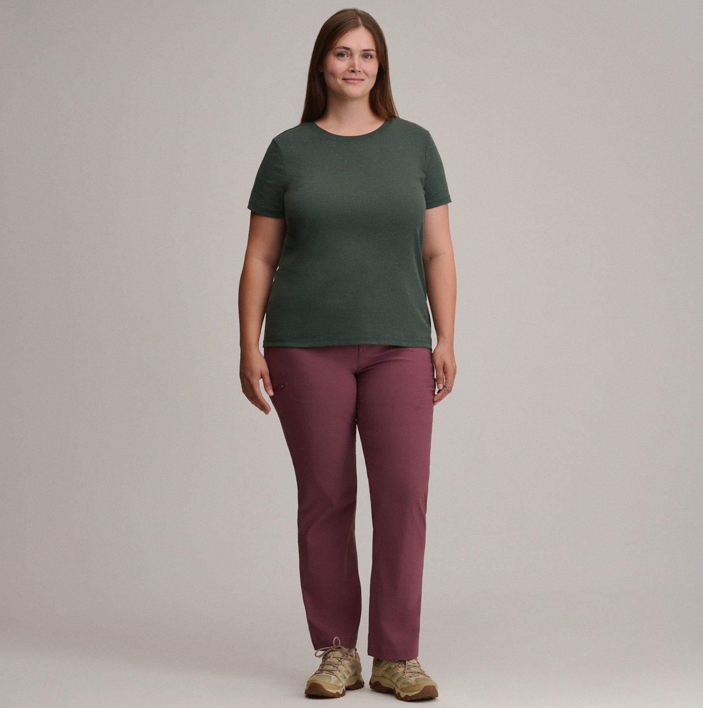 Women's Favorite Short-Sleeve Crew T-Shirt-Dk Hunter-Plus-8