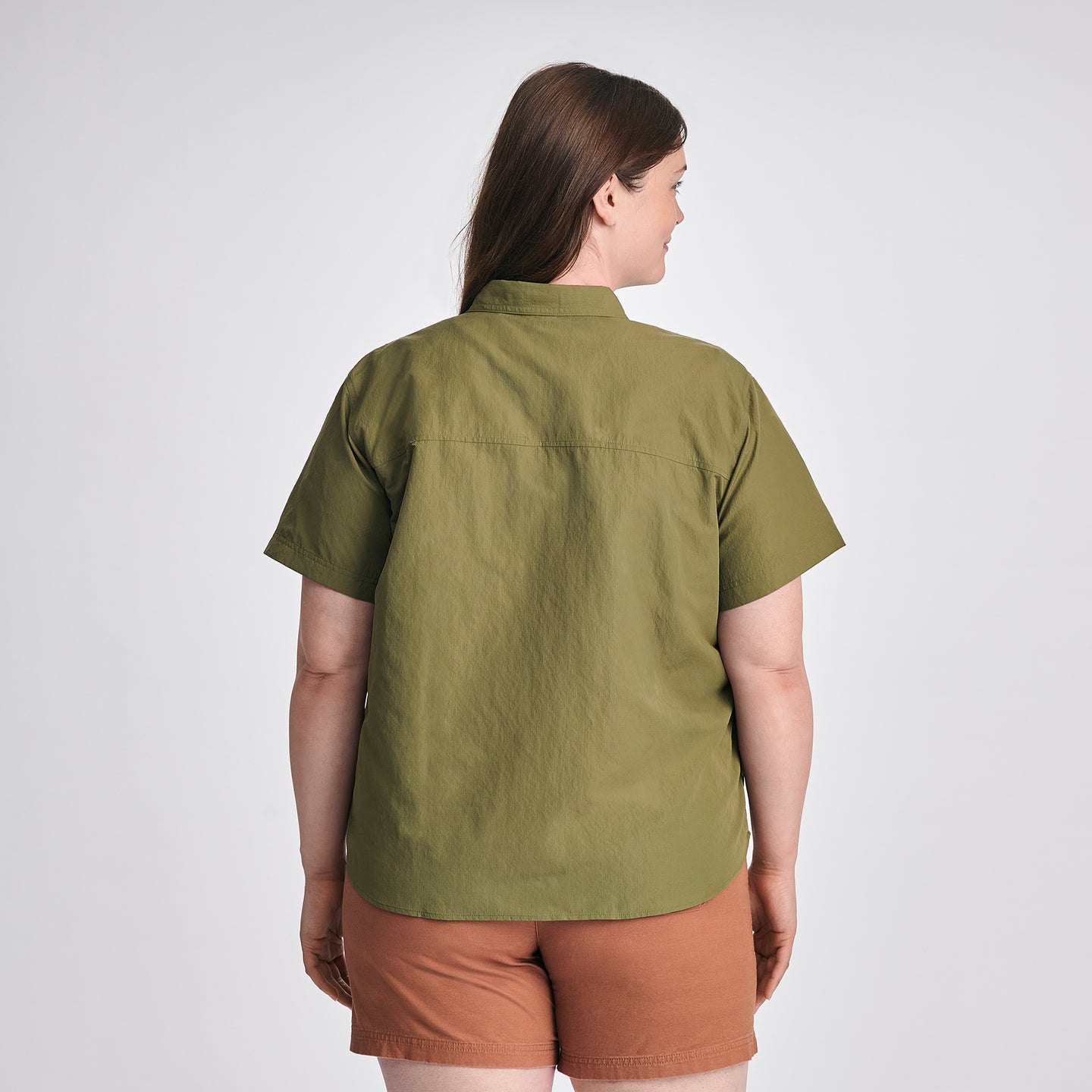 Women's Rainier Short-Sleeve Ripstop Shirt-Alder-2