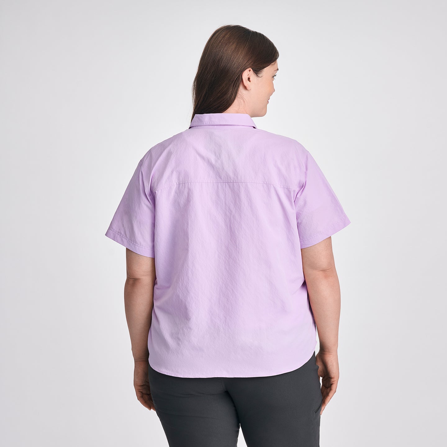 Women's Rainier Short-Sleeve Ripstop Shirt-Lavender-5