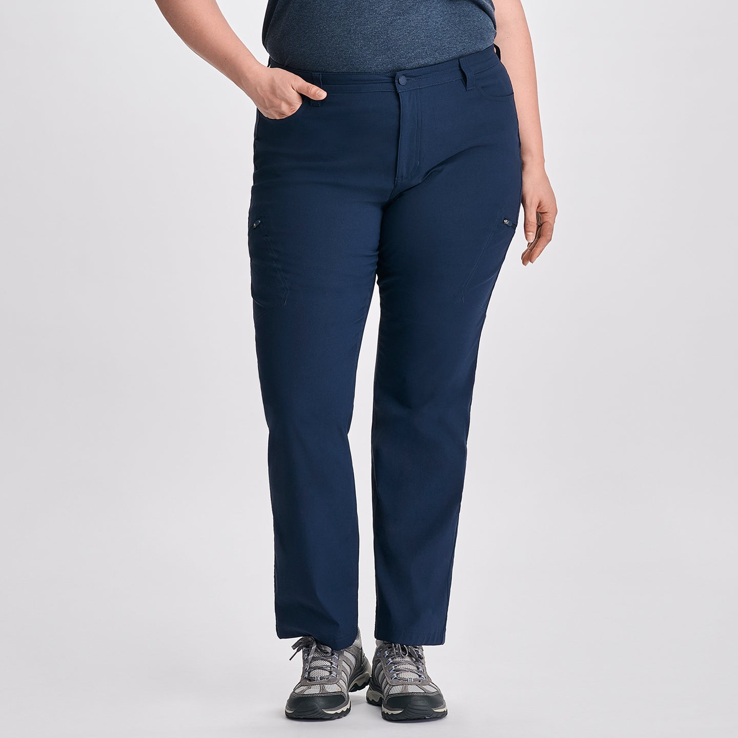 Women's Guide Pro High Rise Pants-Brook-1