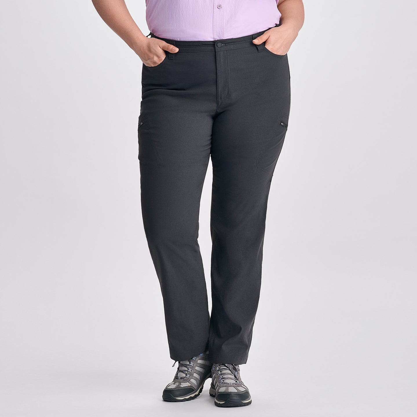 Women's Guide Pro High Rise Pants-Carbon-5