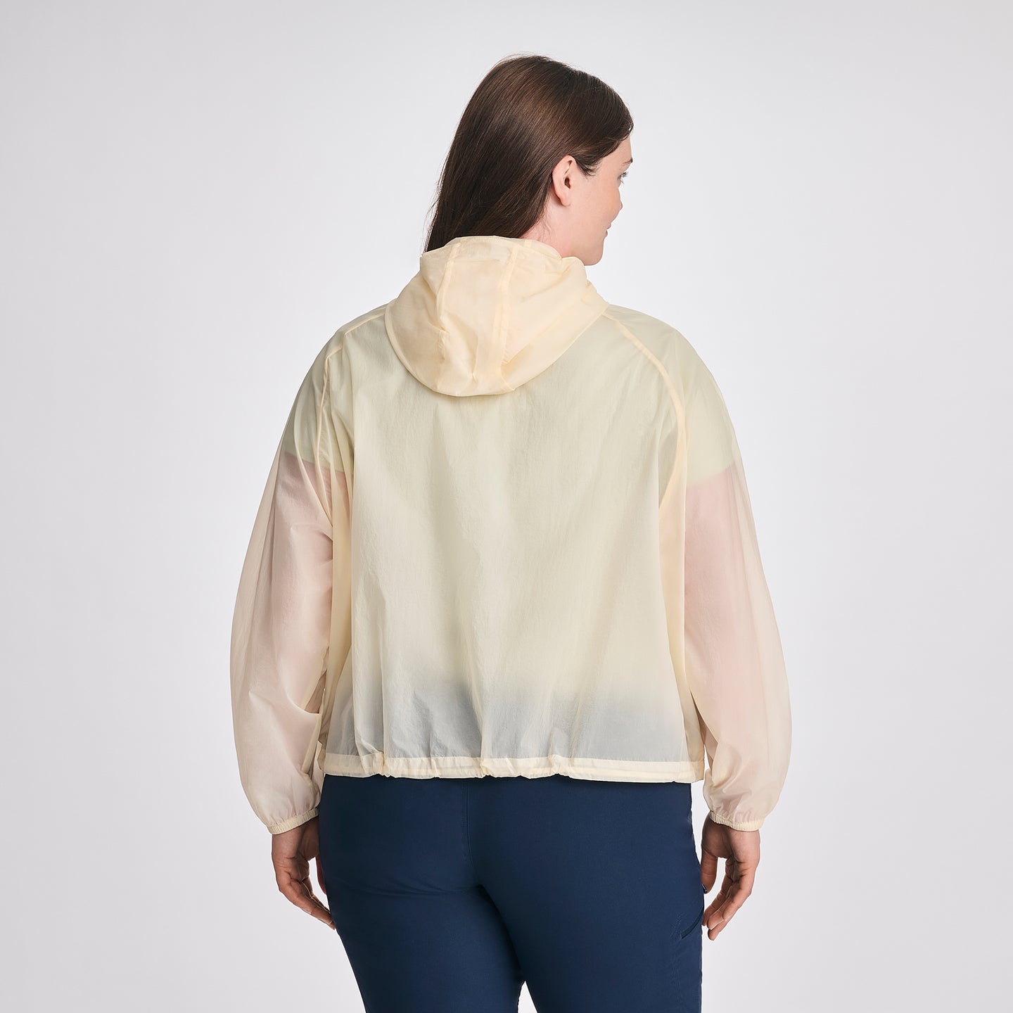 Women's Sunbeam Sheer Windbreaker-Ivory-2