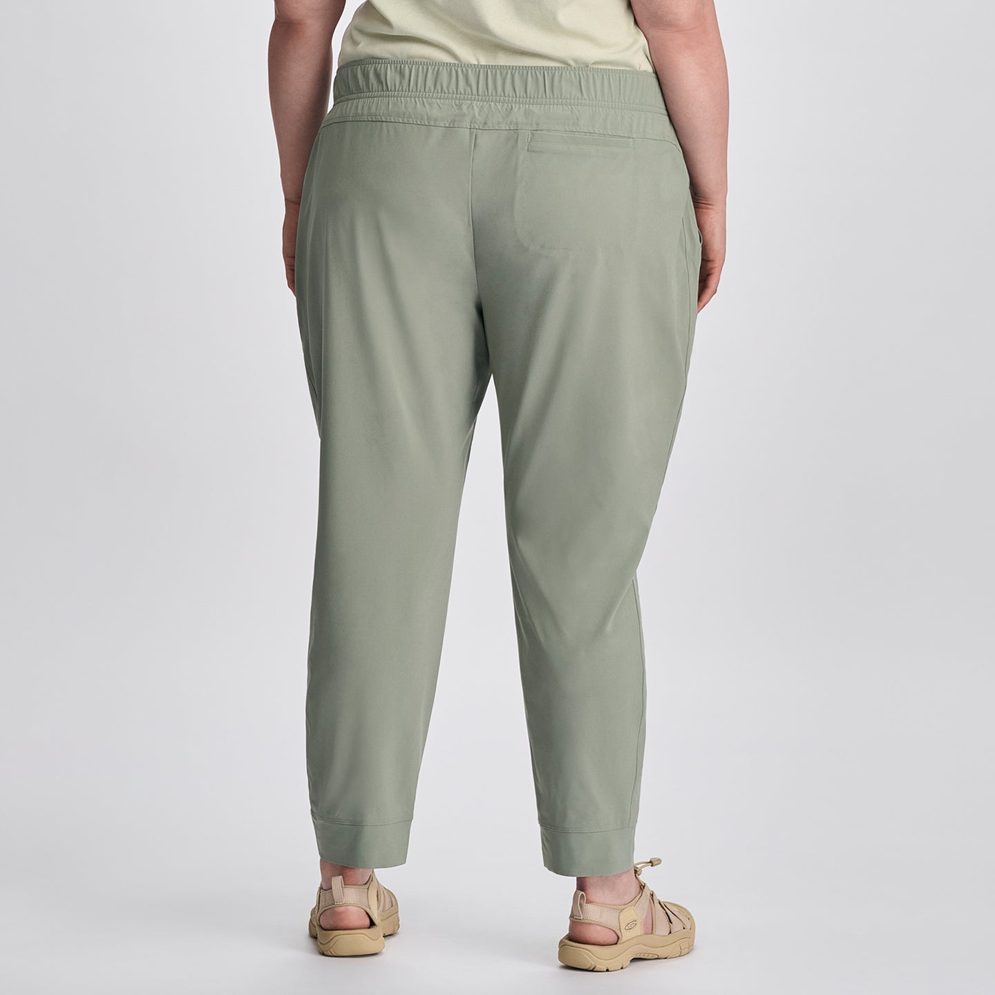 Women's Departure Stretch Mid-Rise Joggers-Sage-2