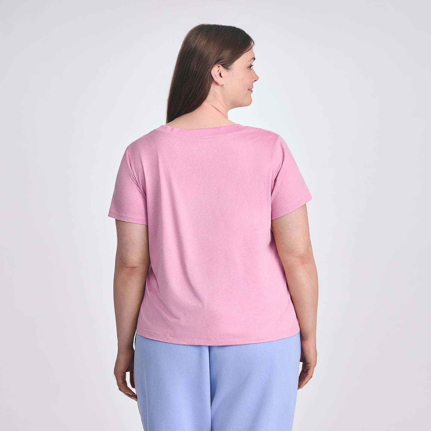 Women's Surreal Travel V-Neck T-Shirt-Misty Rose-5