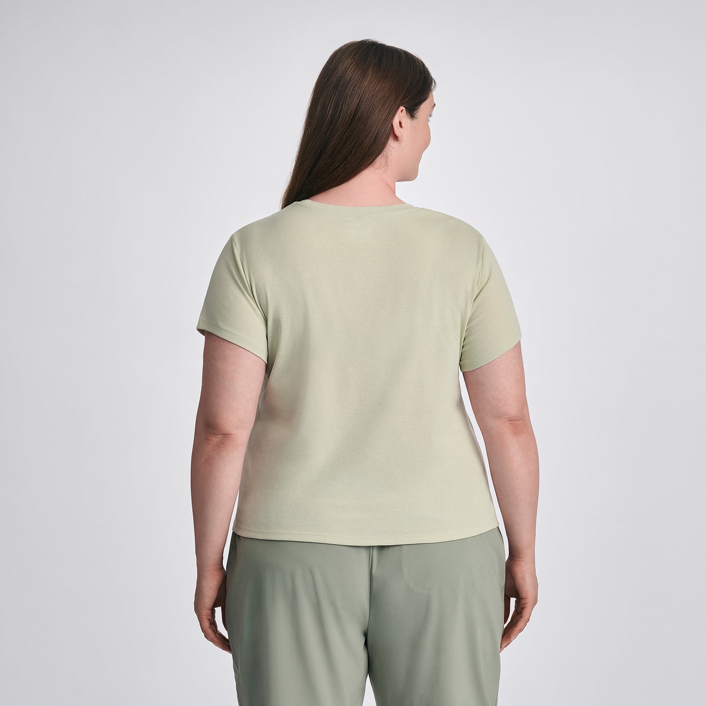 Women's Everyday Short-Sleeve Crewneck T-Shirt-Honeydew-2