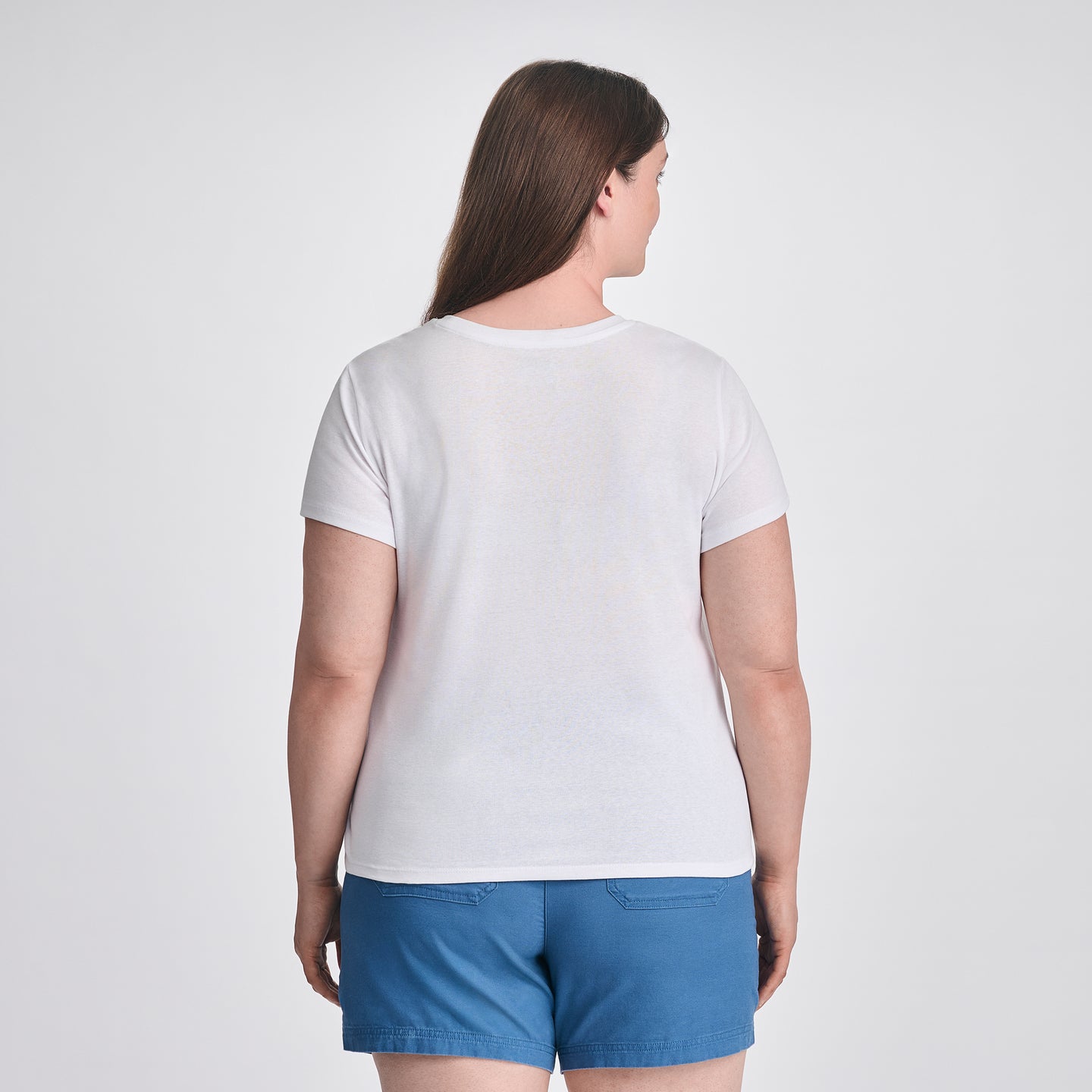 Women's Everyday Short-Sleeve Crewneck T-Shirt-White-6