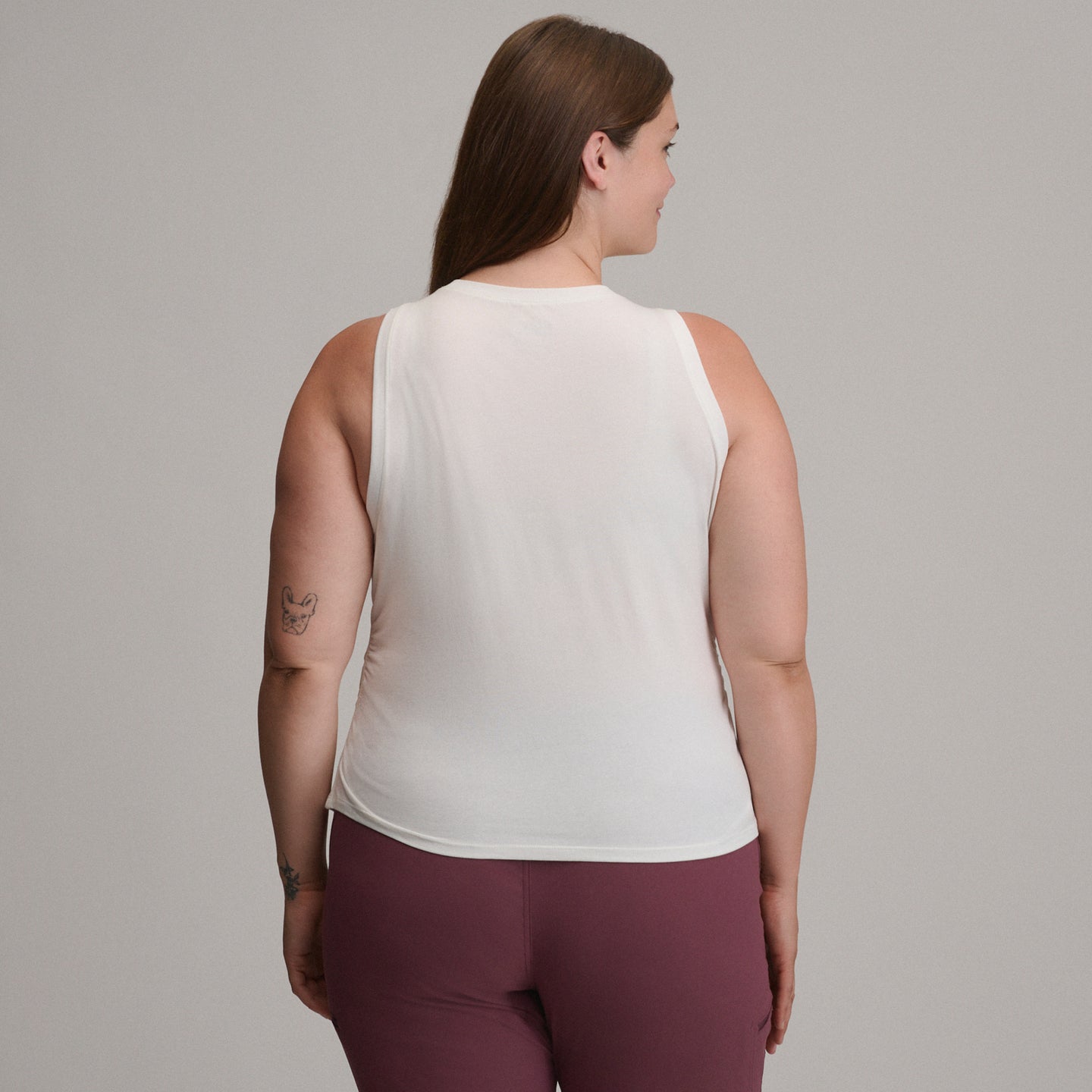 Women's Tempo Lite Tank-Snow-Plus-6