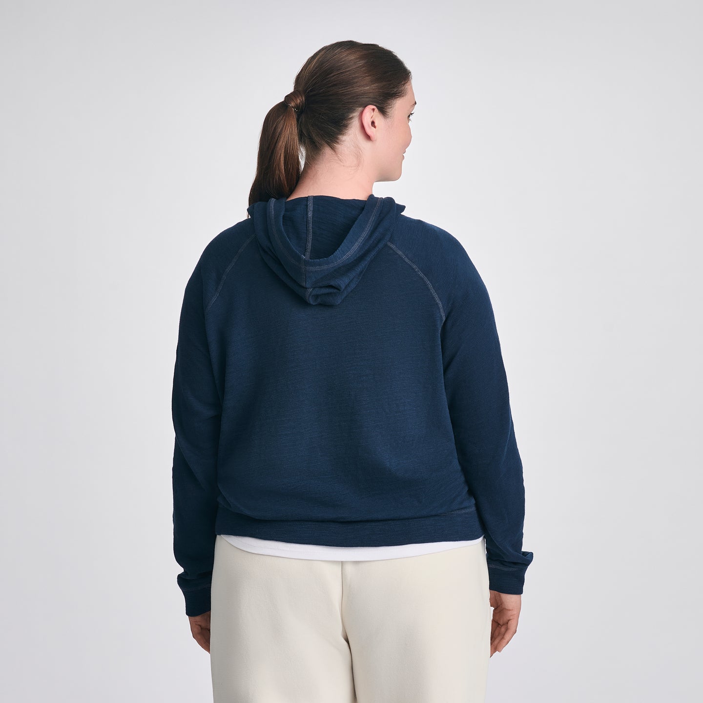 Women's Waverly Cotton Slub Hoodie-Brook-2