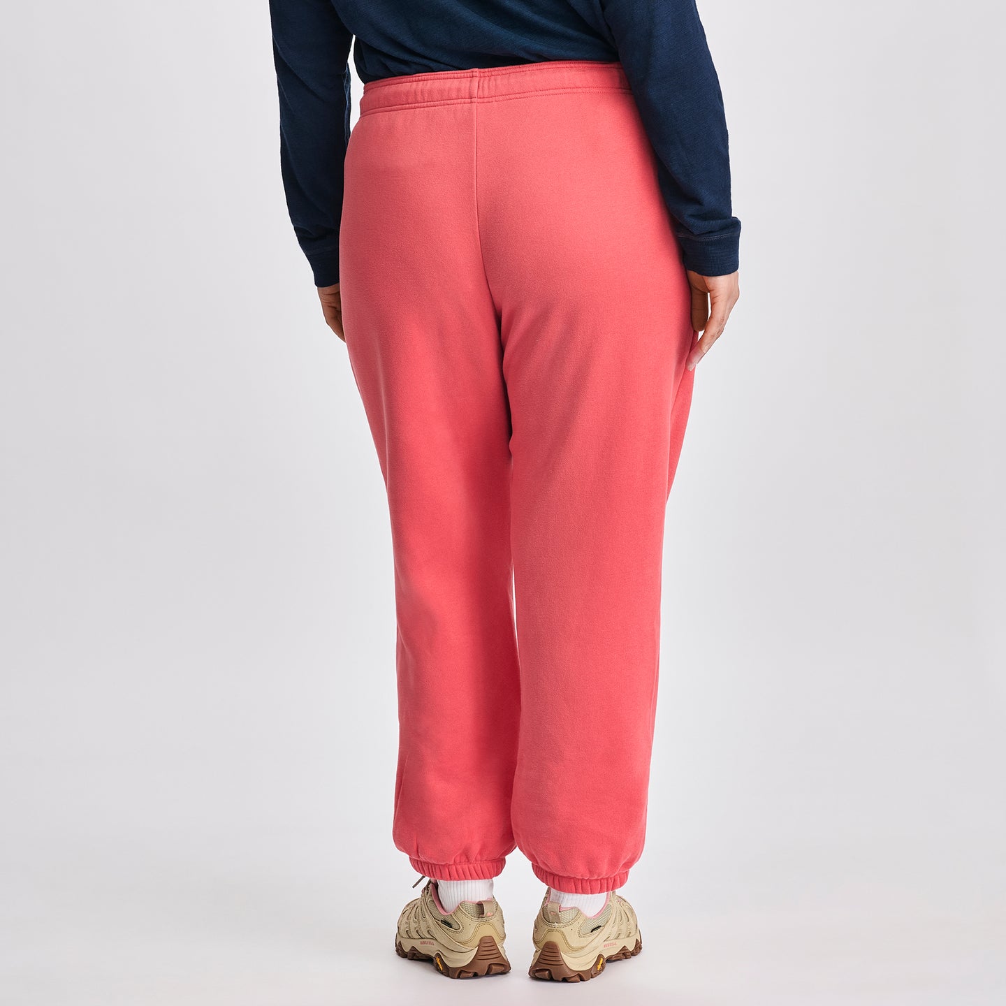 Women's Vintage Soft Relaxed Fit Jogger Sweatpants-Rhubarb-2