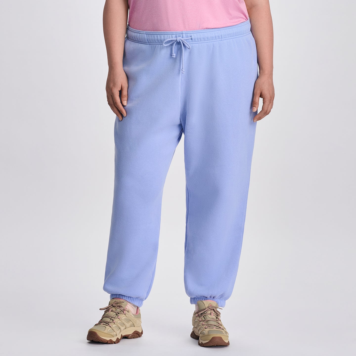 Women's Vintage Soft Relaxed Fit Jogger Sweatpants-Dusty Lavendar-3