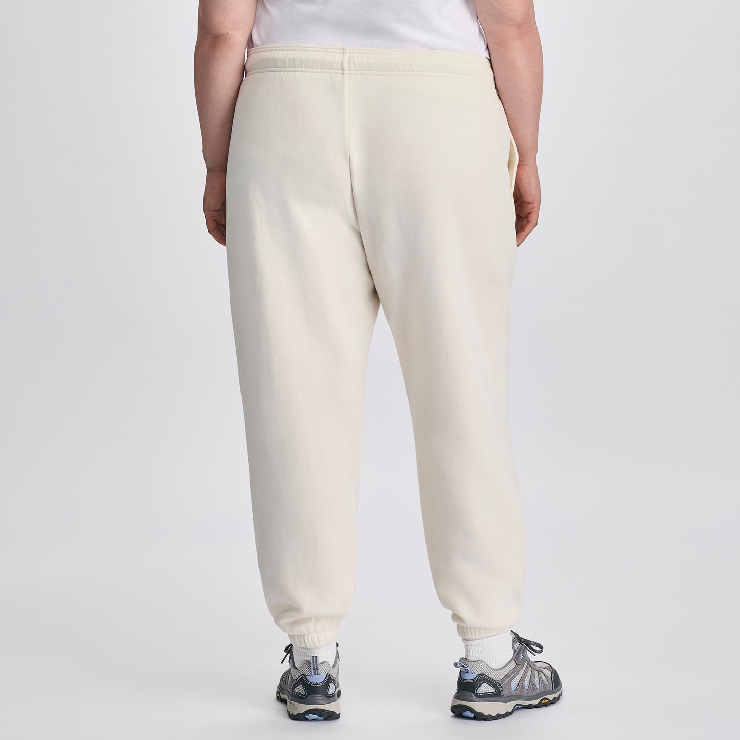Women's Vintage Soft Relaxed Fit Jogger Sweatpants-Ivory-6