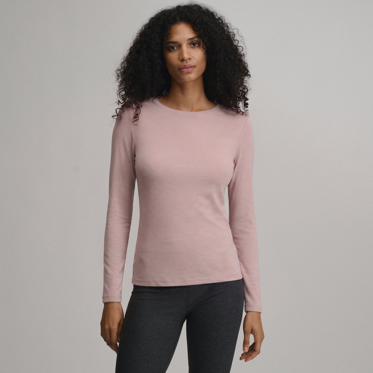 Women's Fav Long Sleeve Crew Neck Tee-Ltplum-17