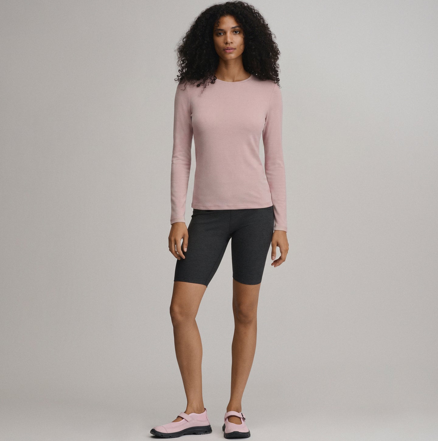 Women's Fav Long Sleeve Crew Neck Tee-Ltplum-20