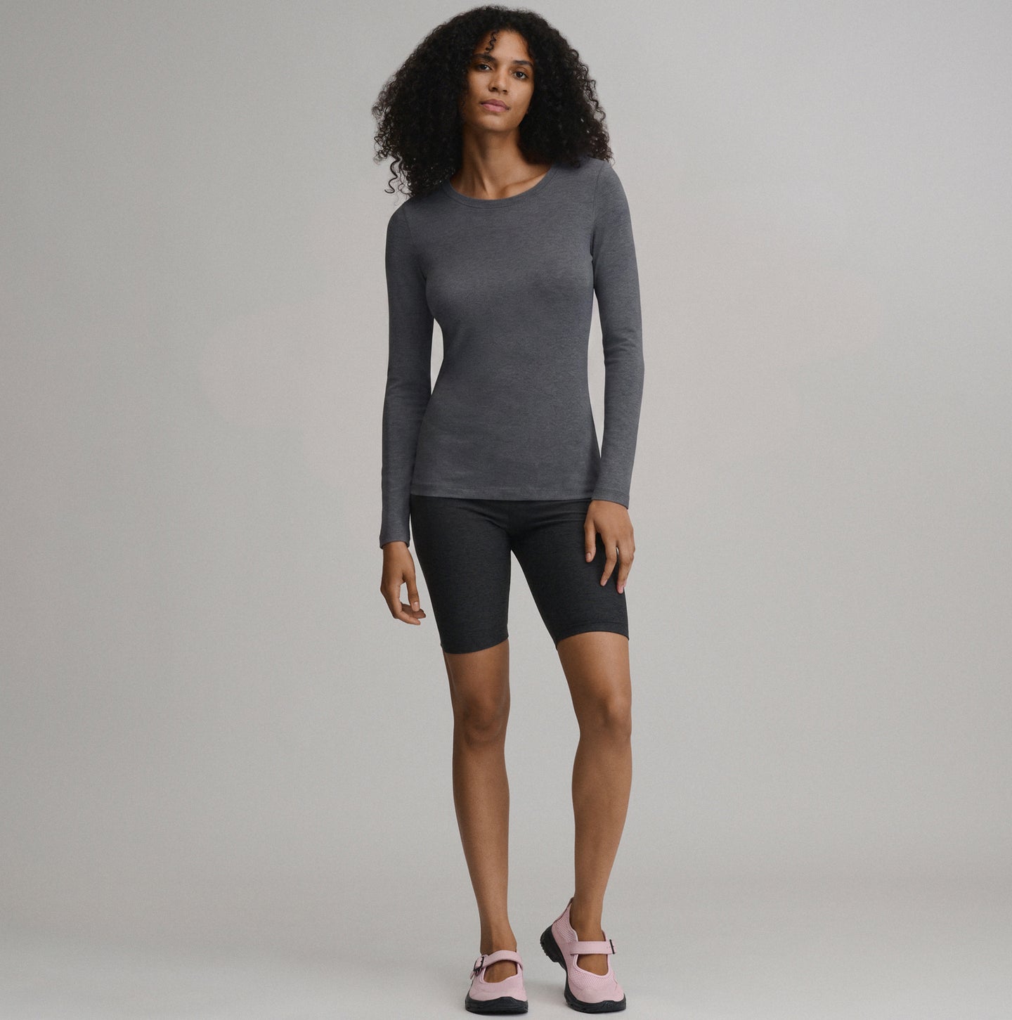 Women's Fav Long Sleeve Crew Neck Tee-Mheagra-28