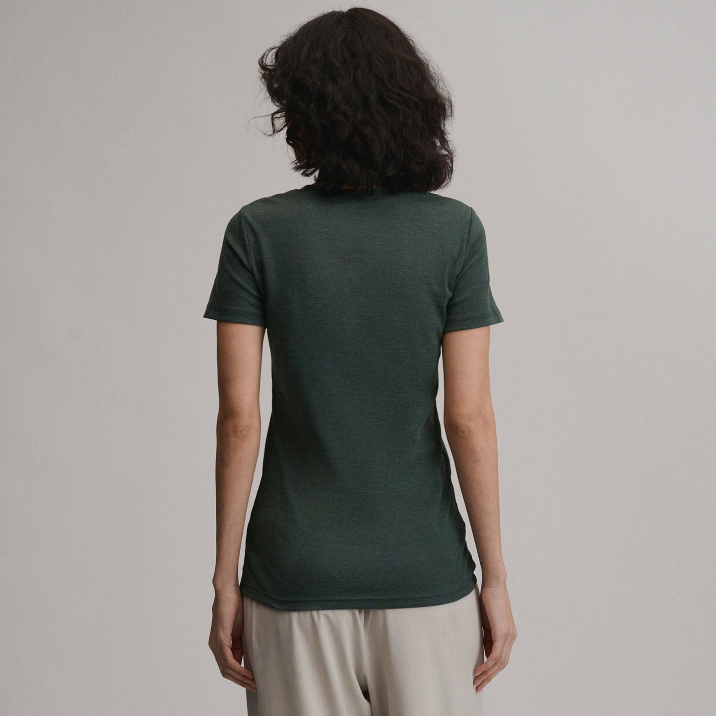 Women's Favorite Short-Sleeve Crew T-Shirt-Dk Hunter-2