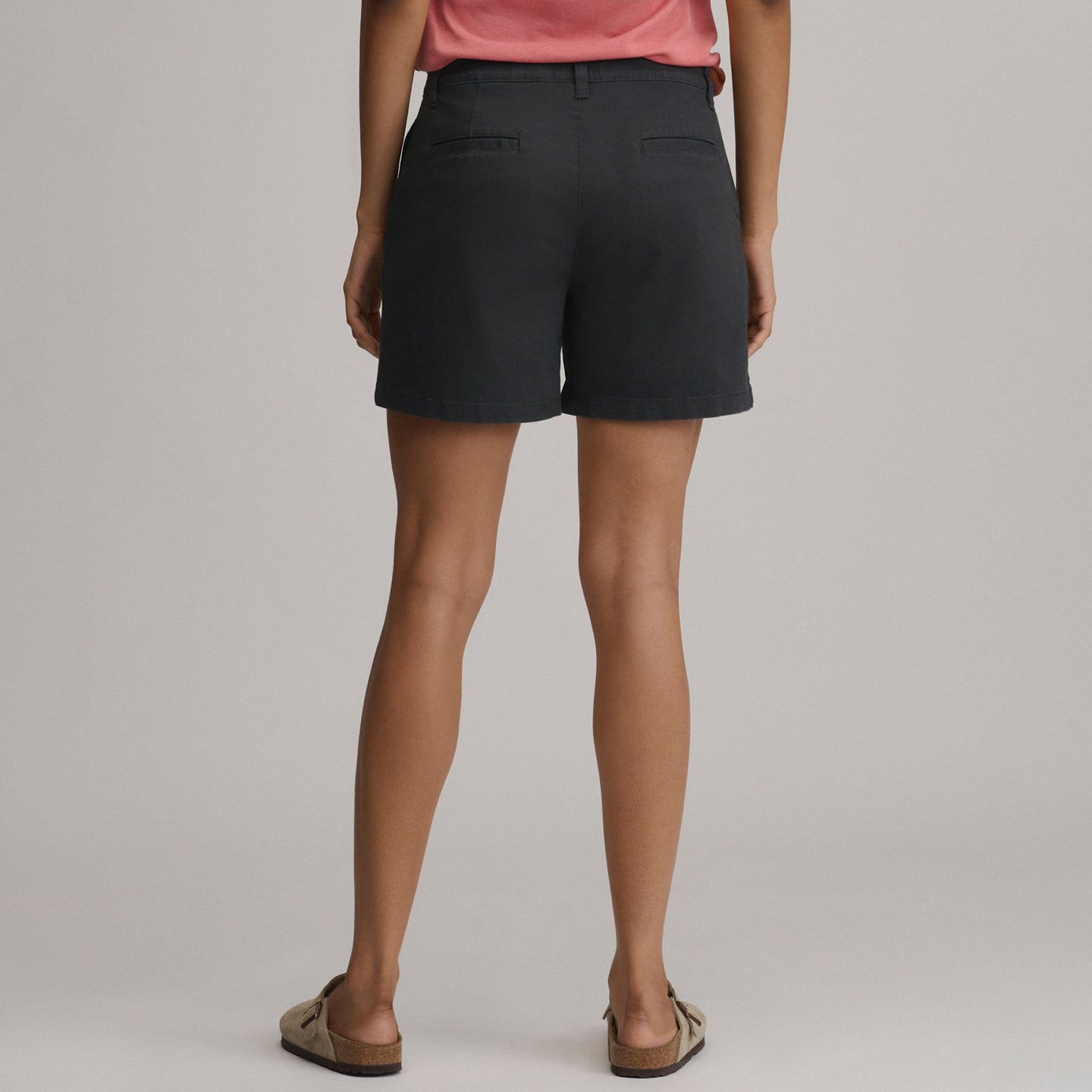 Women's Softened Legend Wash Shorts-Carbon-2