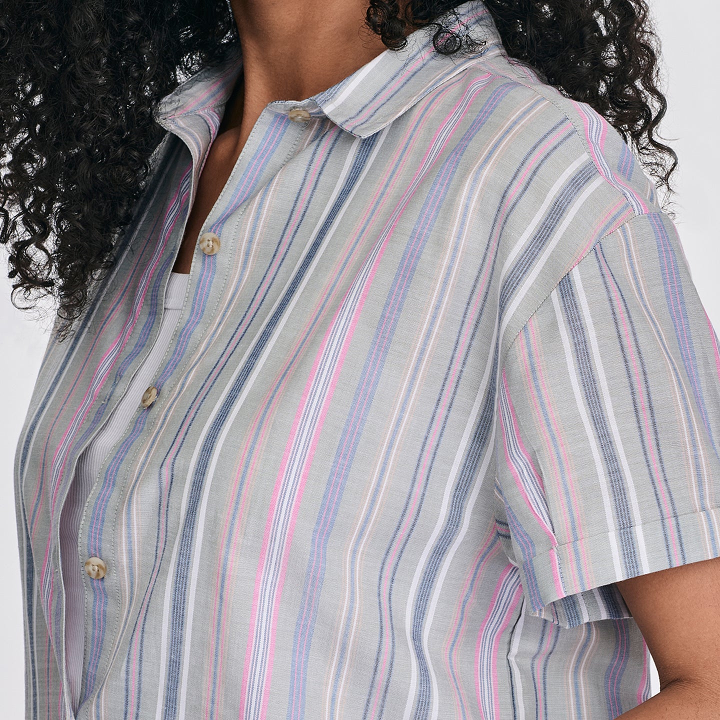 Women's Baja Short-Sleeve Shirt-Herb-3