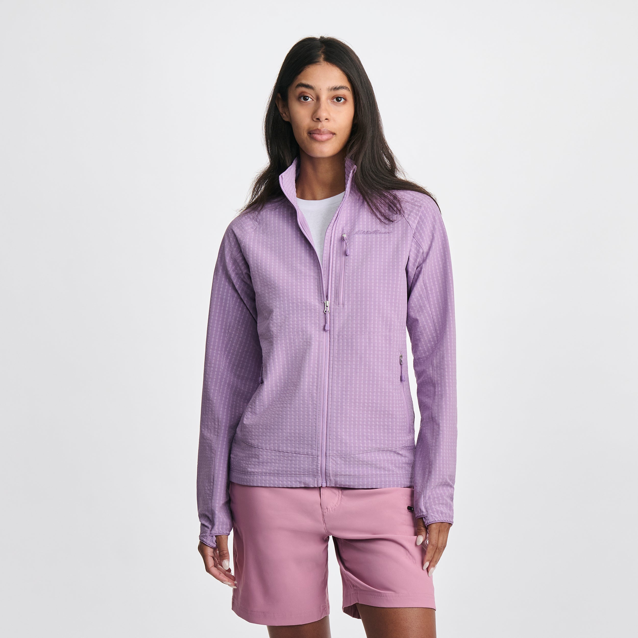 Eddie Bauer Women's Sandstone Backbone Grid Jacket
