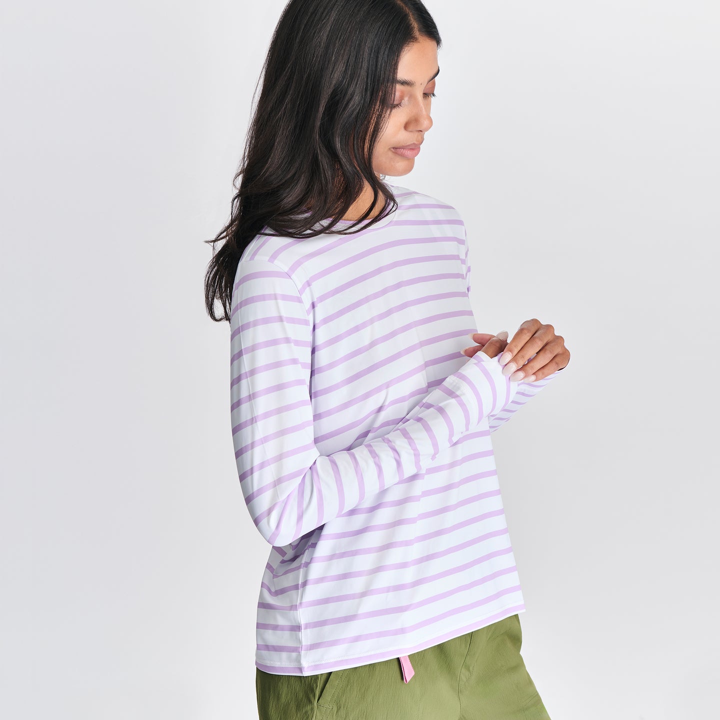 Women's Sundrift Upf LS-Lavender-3