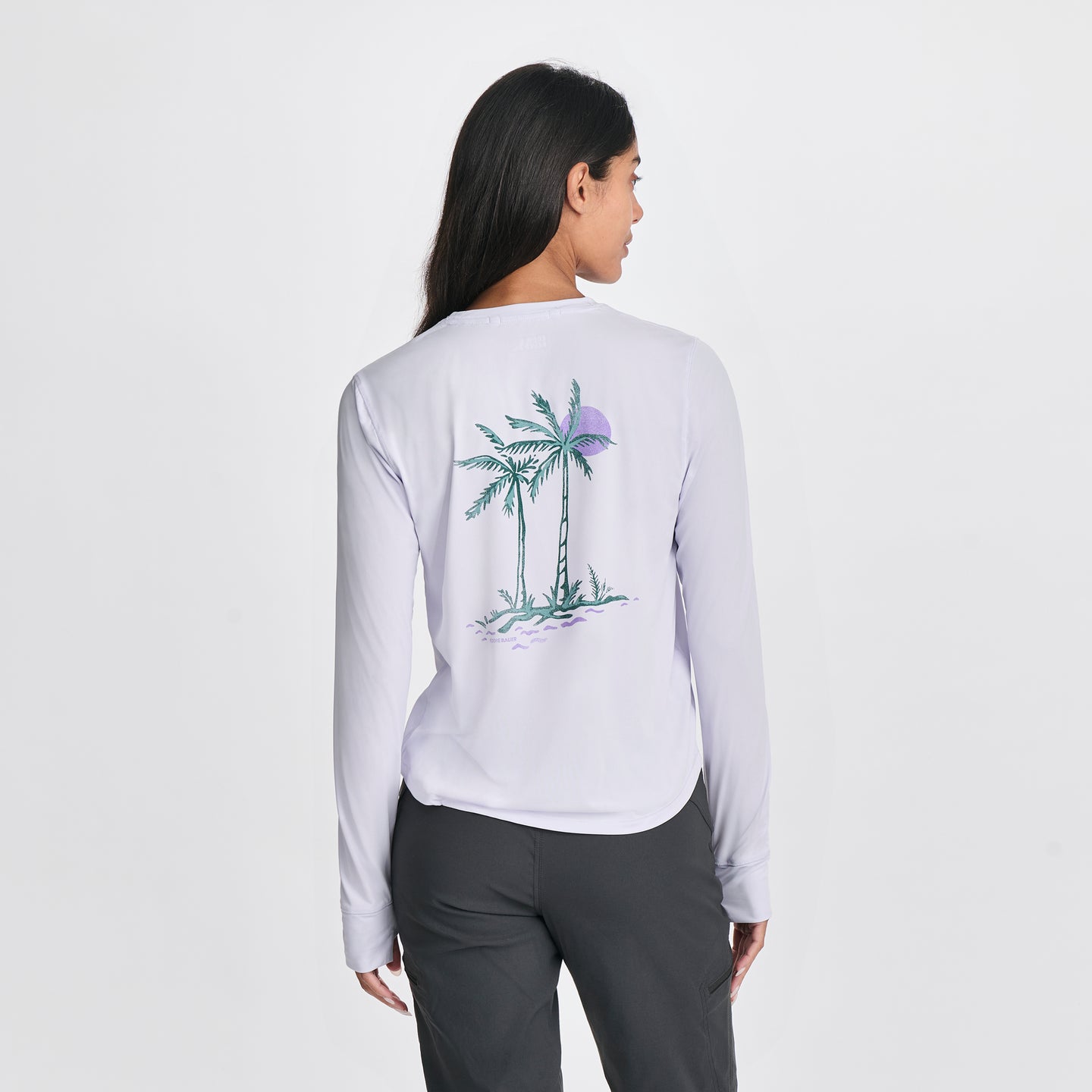 Women's Solarfoil® Long-Sleeve Pullover - Print-Orchid-2
