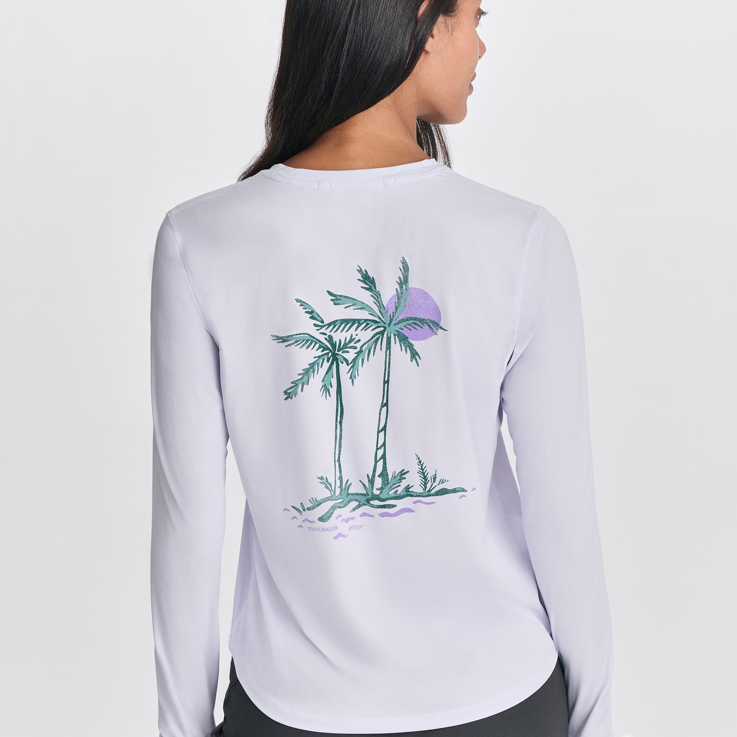 Women's Solarfoil® Long-Sleeve Pullover - Print-Orchid-3