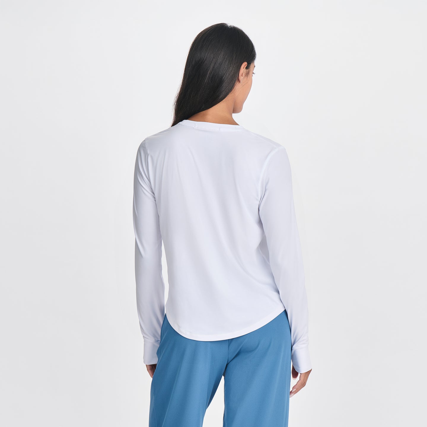 Women's Solarfoil® Long-Sleeve Pullover - Print-White-6
