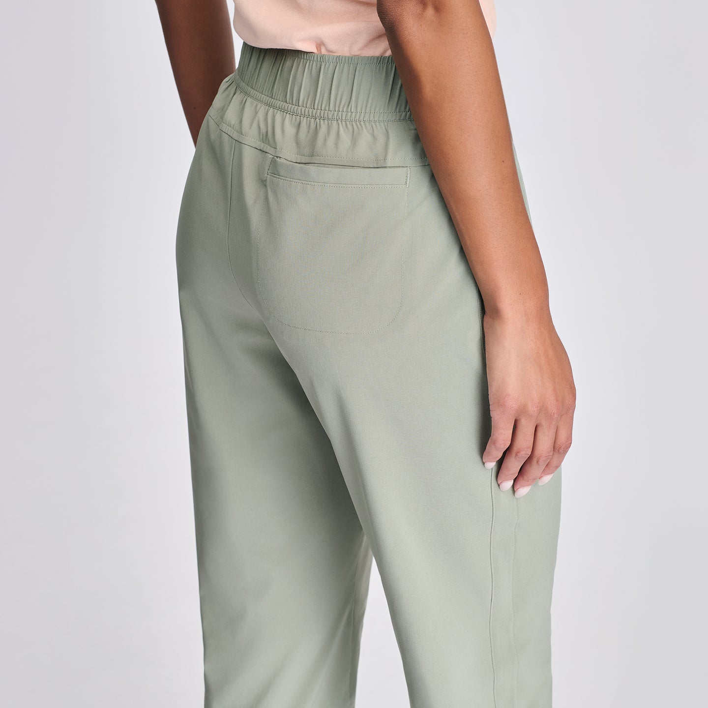 Women's Departure Stretch Mid-Rise Joggers-Sage-3