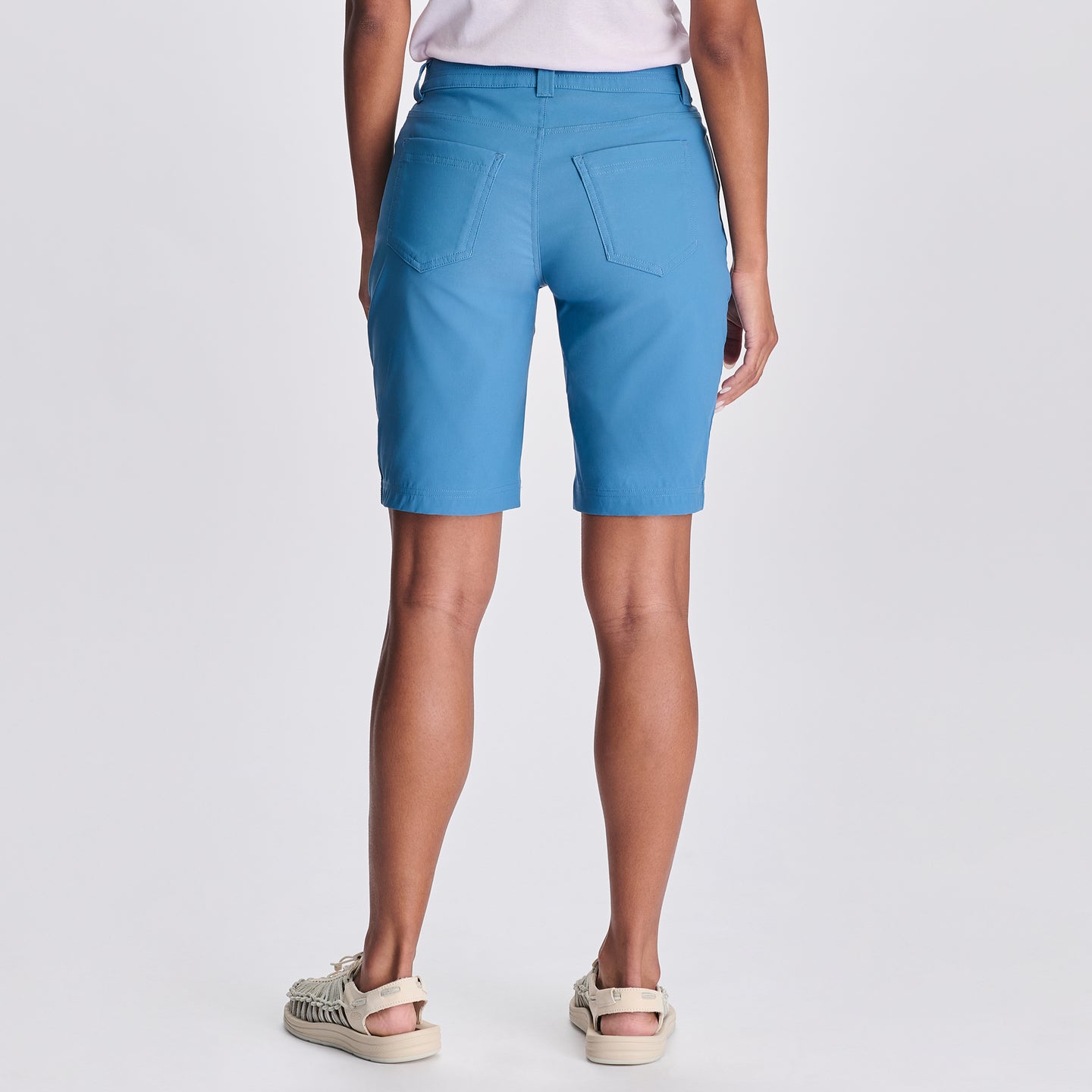 Women's Rainier Bermuda Shorts-Tile Blue-2