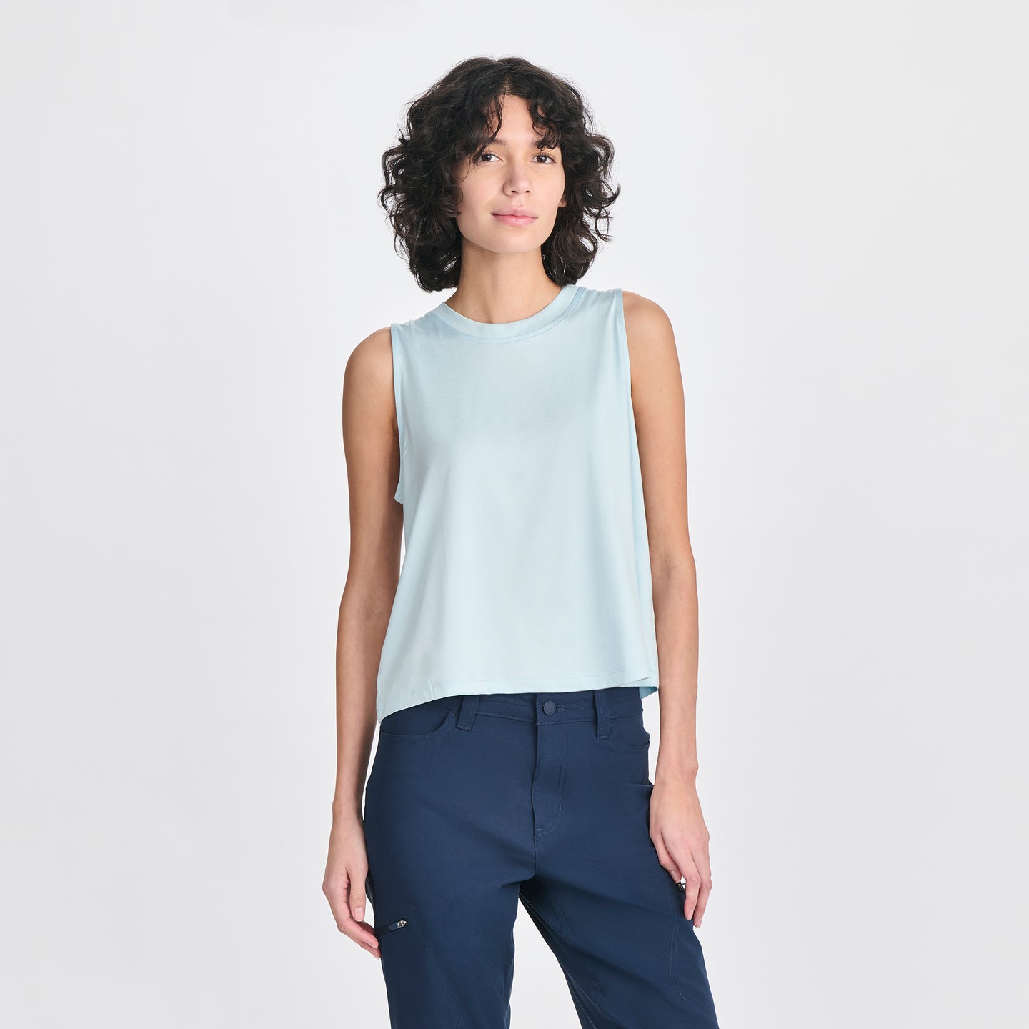 Women's Surreal Travel Tank-Pale Blue-1
