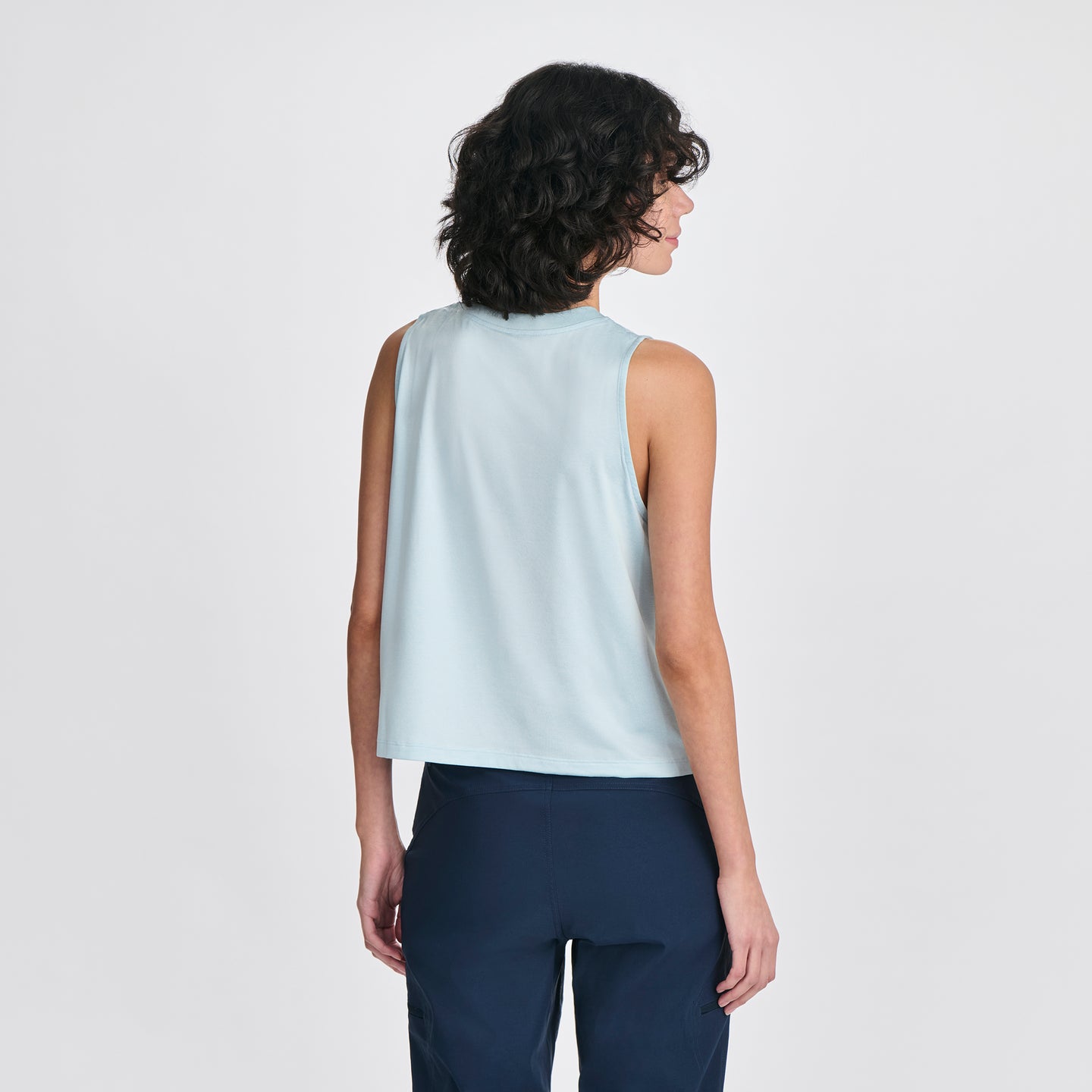 Women's Surreal Travel Tank-Pale Blue-2