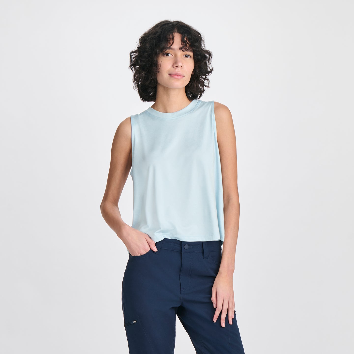 Women's Surreal Travel Tank-Pale Blue-3