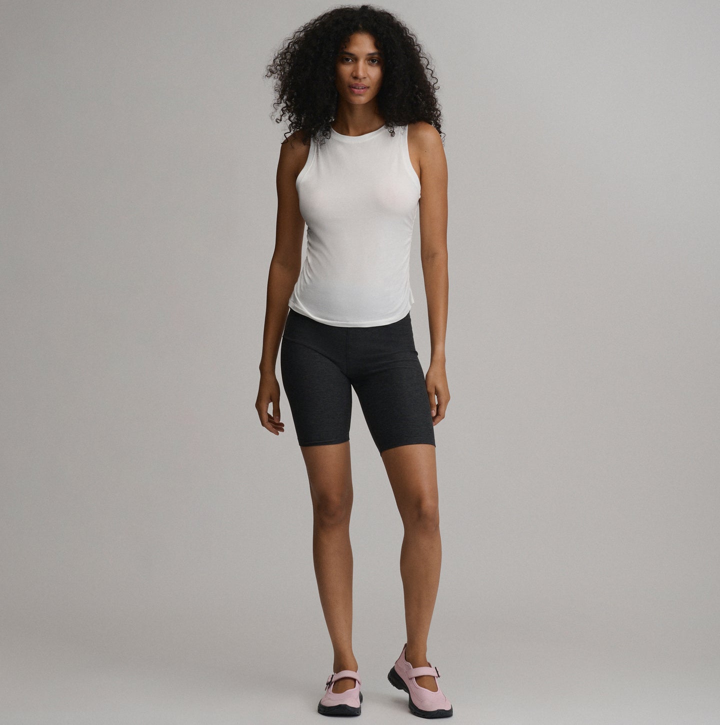 Women's Tempo Lite Tank-Snow-4