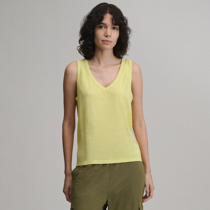 Women's Sunwashed Cotton V-Neck Tank