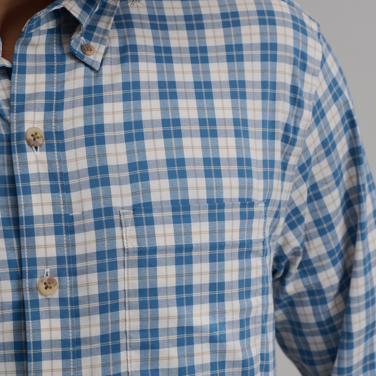 Men's Voyager Flex Long-Sleeve Shirt-Dark Blue-7