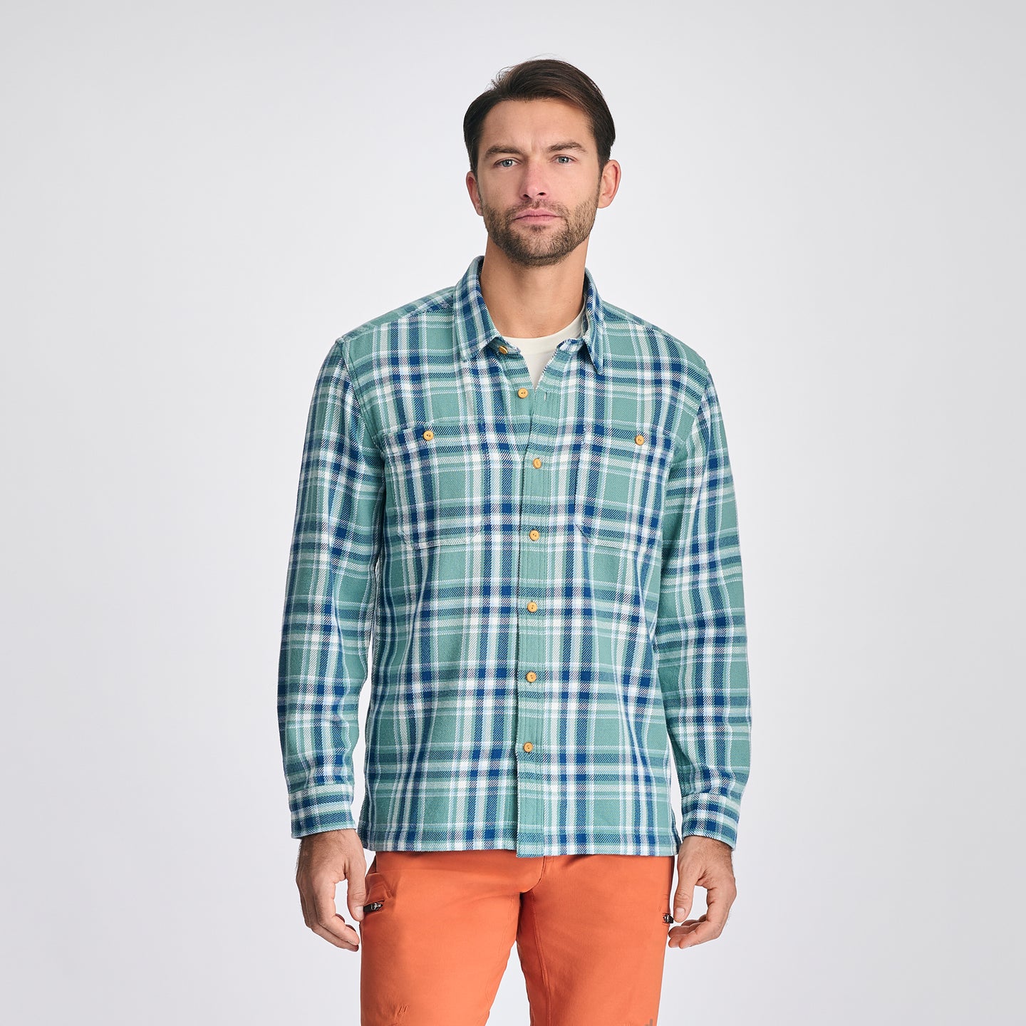Men's Dawn Patrol Long-Sleeve Shirt-Lt Green-4