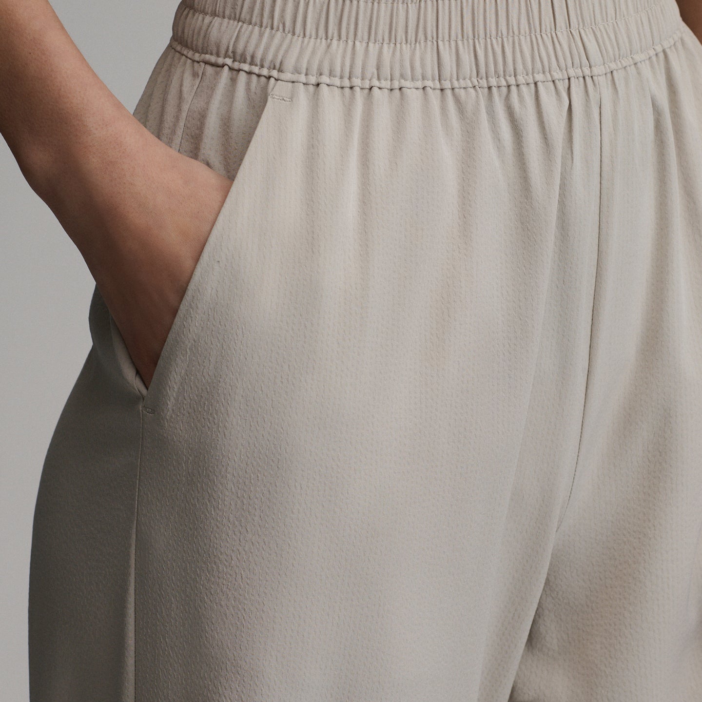 Women's Rio Textured Pants-Pumice-3
