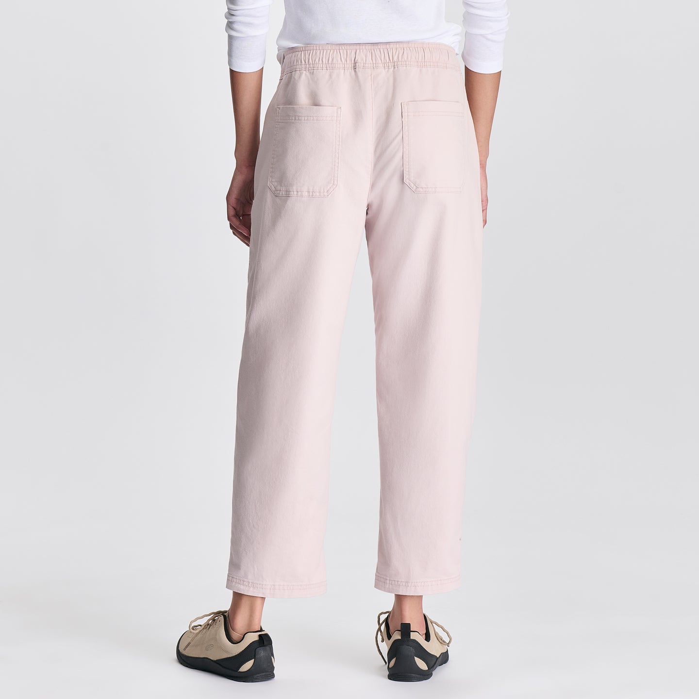 Women's Softened Legend Wash Tie Front Pants-Calla Lily-6