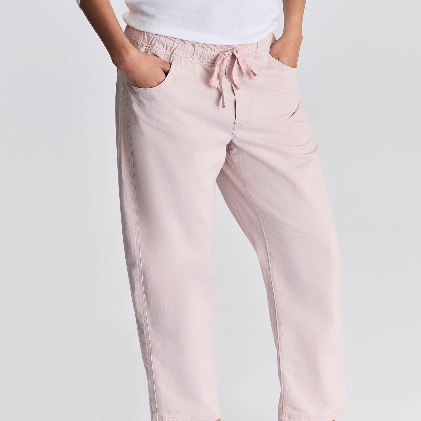 Women's Softened Legend Wash Tie Front Pants-Calla Lily-7