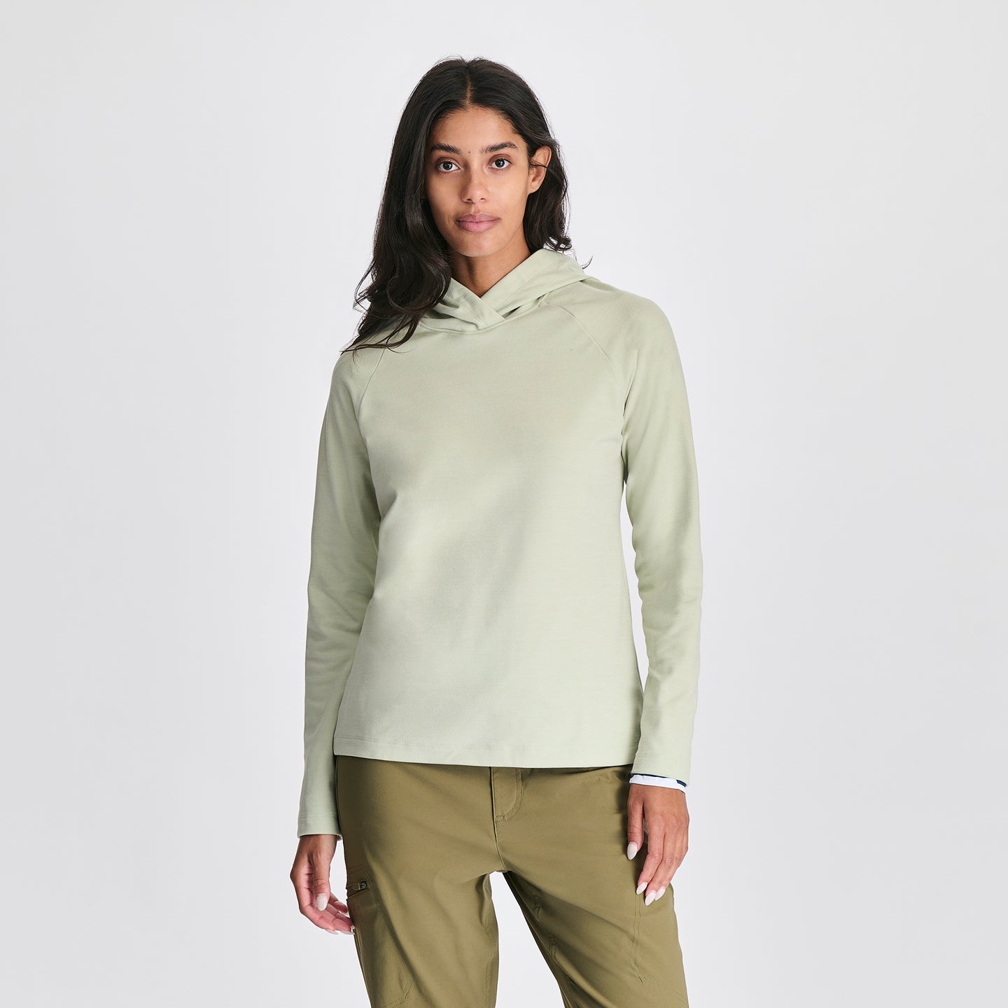 Women's Quest Flex Hoodie-Honeydew-1