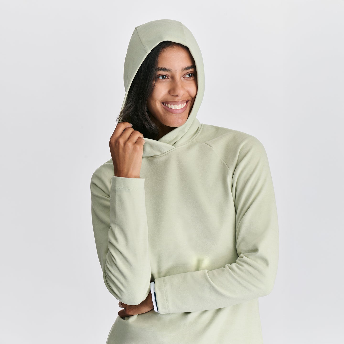 Women's Quest Flex Hoodie-Honeydew-3
