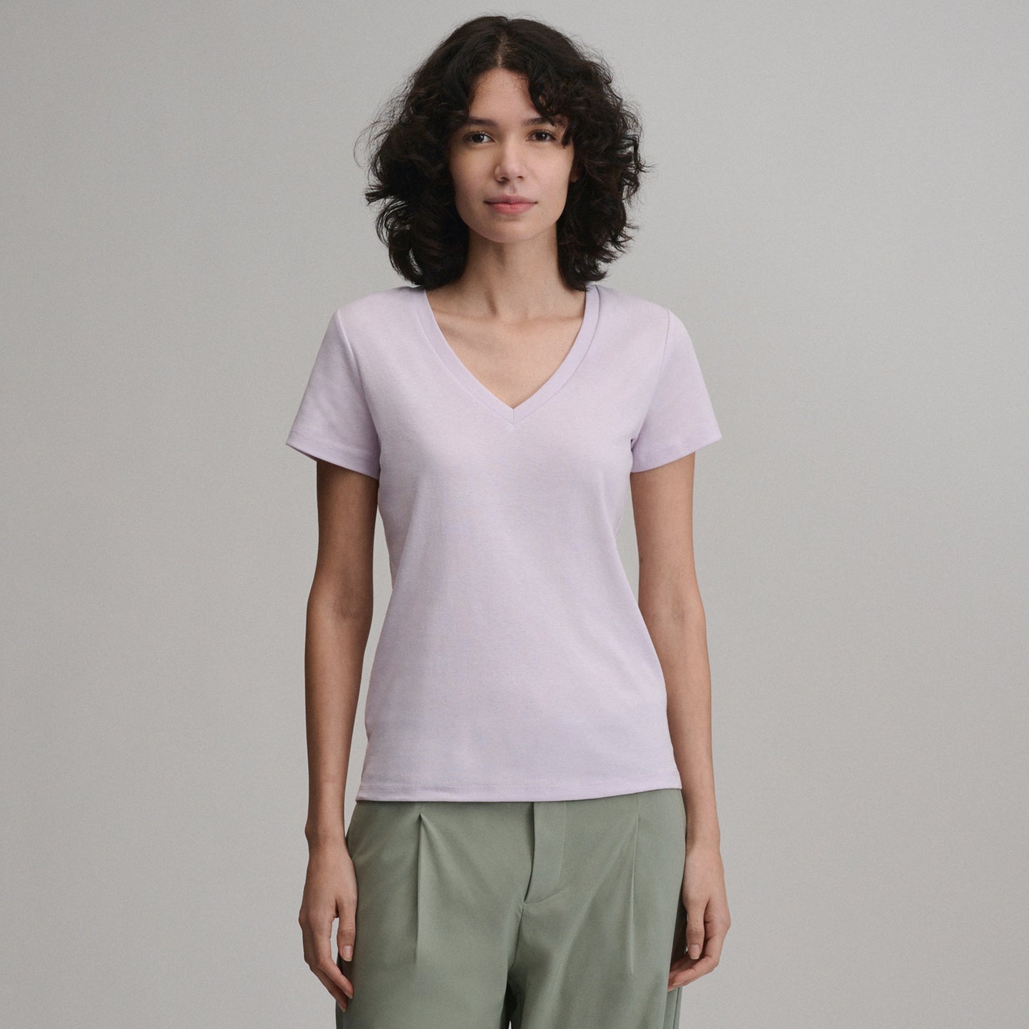 Women's Everyday Short-Sleeve V-Neck T-Shirt-Cosmos-1