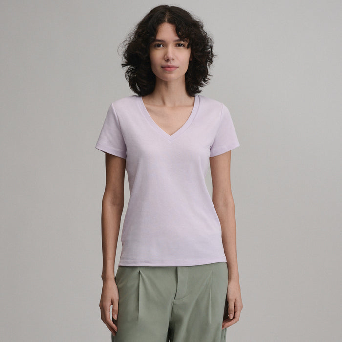 Women's Everyday Short-Sleeve V-Neck T-Shirt