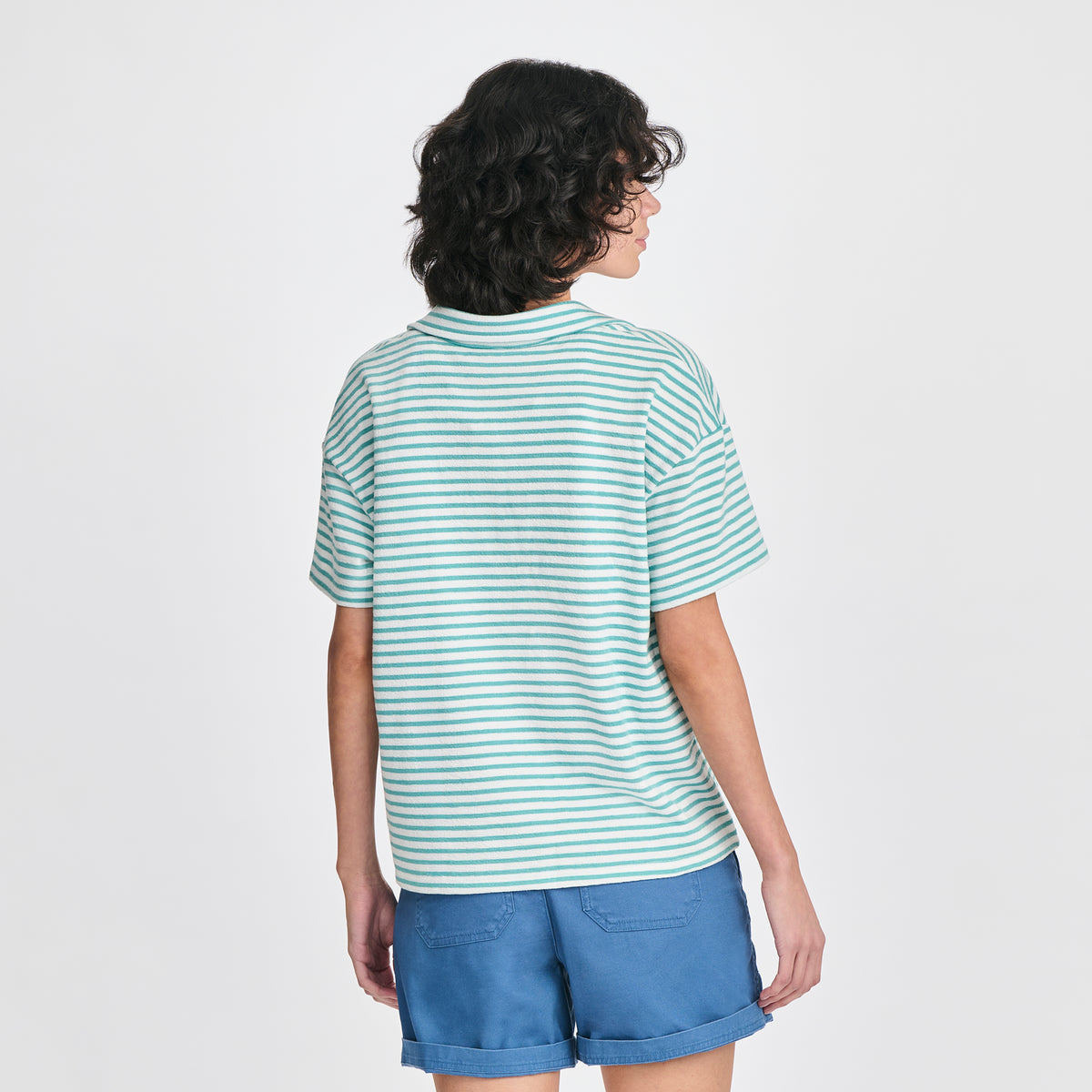 Women's Northport Textured SS Slub-Surf-2