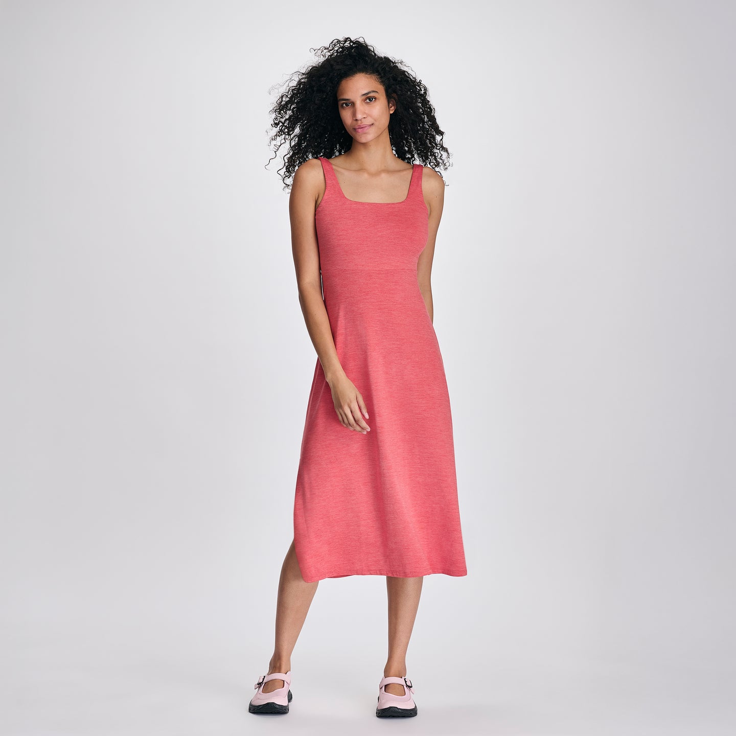 Women's Sightseer Knit Dress-Tangelo-1