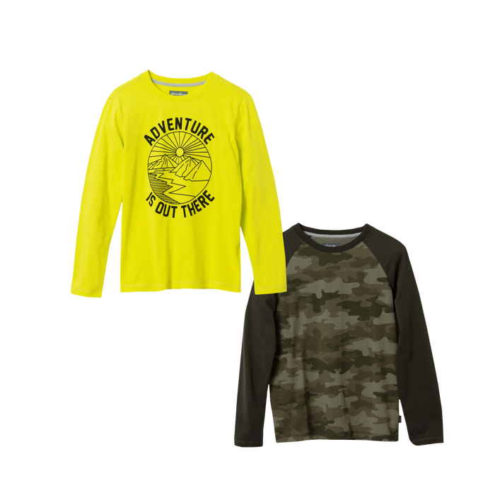Boys Graphic Long-Sleeve T-Shirt - 2 Pack